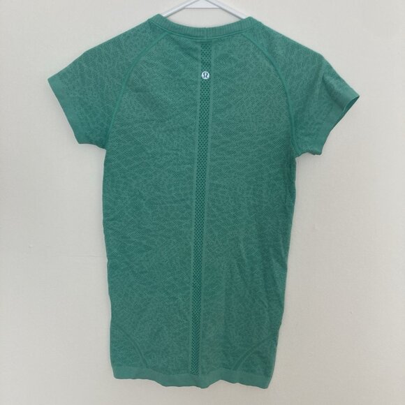 Lululemon Swiftly Tech Shirt Green Size 6 - Picture 3 of 5